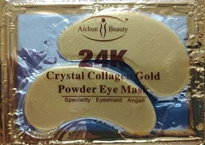 (30 Pairs) - NYKKOLA 30 Pairs 24K Gold Eye Mask Powder Crystal Gel Collagen Natural Eye Pads For Anti-Ageing & Moisturising Reducing Dark Circles, Puffiness, Wrinkles