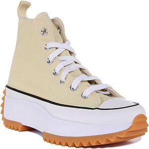Converse Men's Run Star Hike High Top Sneakers, Lemon Drop, 6.5