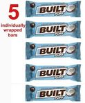 5 BUILT Bar Protein Bars * Gluten Free * Coconut Marshmallow * Low Sugar & Carb