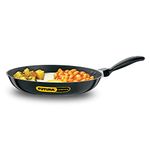 Hawkins Futura 28 cm Frying Pan, Non Stick Fry Pan, Big Frying Pan, Black (NF28)