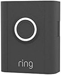 Ring Interchangeable Faceplate for Doorbells - Video Doorbell 3, Video Doorbell 3 Plus, Video Doorbell 4, Battery Doorbell Plus, Battery Doorbell Pro - Galaxy Black