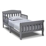 Delta Children Canton Toddler Bed for Toddlers, Grey