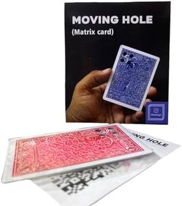 MilesMagic Magician's Moving Hole Matrix Art Gimmick | Highly Visual Classic Trick | Bicycle Poker Impossible Hollow Card Trick | for Street Magic | for Stage Magic Tricks