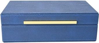 XIGEXIGE Navy Blue Shagreen box Fau