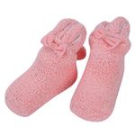 Baby Toddler Thermal Socks Anti-slip Grip Ankle Socks Cute Cartoon Animal Rabbit Pattern Sock Bootie Winter Thick Baby Fuzzy Floor Socks Infant Warm Indoor Velvet Socks for Boys Girls 1-3 Years Old