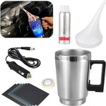 Car Headlight Restoration Kit, Auto Headlight Lens Polish Repair Kit Atomizing Cup Headlight Vapor Renovation Tool with 100ml Liquid for Repair of Scratch,Yellowed, Haze, Oxidized, Cracked Headlights