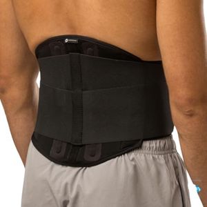 EXO Thermal Adjustable Stabilising Back Support for Lower Back Pain, Breathable with Dual Strapping System