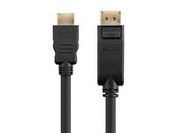 Monoprice DisplayPort 1.2a to HDTV Cable - 6 Feet, Supports Up to 4K Resolution and 3D Video - Select Series