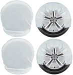 Youngever 4 Pack Firm Tire Covers, 