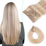 VINBAO 140 grams Clip in Hair Exten