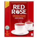 Red Rose Orange Pekoe Tea - 72 Count (Pack of 1), Premium Black Tea, Rich and Smooth Flavour, Caffeinated