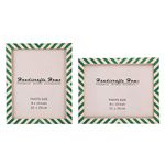 Handicrafts Home Photo Picture Frames 8x10 Candy Cane Mint Set of 2 Wall Art New Years Gift