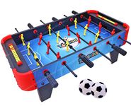 Toyshine Foosball, Mini Football, Table Soccer Game, 6 Rods, Indoor Sport for Adults and Kids (Boys and Girls, Multicolor, Mid-Sized, 26 Inches)