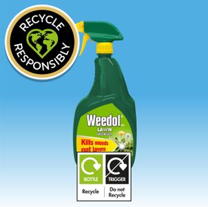 Weedol Lawn Weedkiller 800ml – Liquid Concentrate for Lawns