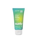 ATTITUDE Mineral Face Sunscreen with Zinc Oxide, SPF 30, EWG Verified, Broad Spectrum UVA/UVB Protection, Dermatologically Tested, Vegan, Unscented, 75 grams