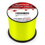 KastKing TriPolymer Advanced Monofilament Fishing Line, Sunrise Yellow, 8LB, 3191YDS