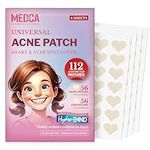 MEDca Invisible Cover - Universal Face Care Facial Stickers Two Styles Stars & Hearts - Pack of 112