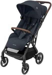 Maxi-Cosi Soho Ultra-Compact Baby Stroller, Automatic One-Hand Fold, Near-Flat Recline, Puncture-Proof Wheels, 5-Point Harness, Travel Friendly, Accessories Included, Birth - 4 Years, Graphite