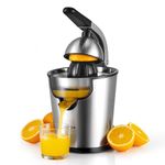 VEVOR Electric Citrus Juicer, Orange Juice Squeezer with Two Size Juicing Cones, 300W Stainless Steel Orange Juice Maker with Soft Grip Handle, For Oranges, Grapefruits, Lemons and Other Citrus Fruits