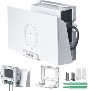 for Starlink Gen 3 Router Mount, All in One Starlink Wall Mount for Standard V3 Mesh Router and Star Link Gen 3 Power Supply Mounting Kit, Space Saving Star Link Mini Accessories