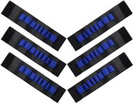 LuFOX 6 Pcs Flexible Bandolier EVA Bullet Ammo Dart Storage Wrist Belt Band Strap for Nerf N-Strike Blaster Gun