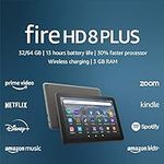 Amazon Fire HD 8 Plus tablet, 8” HD