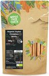 Wholefood Earth Organic Ceylon Cinnamon Sticks 100 g | GMO Free | Certified Organic
