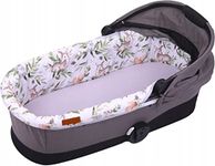 BABY MAM Carrycot cover Double-sided Liner Pushchair Pram Green Glade/Grey