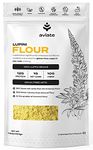 Aviate Lupini FLOUR | Keto & Vegan Friendly Superfood | Non-GMO, Gluten Free | Lupin FLOUR Keto | High Protein, Low Carb, & Low Calorie | Rich in Dietary Fiber and Minerals | 100% Lupin Beans | 16 Ounces (Pack of 1)