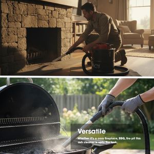 RocwooD 15L Ash Vacuum Cleaner – 800W Powerful Suction