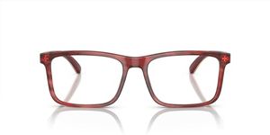 Emporio Armani Men's Ea3227 Prescription Eyewear Frames, Shiny Bordeaux/Top Smoke/Demo Lens, 54 mm