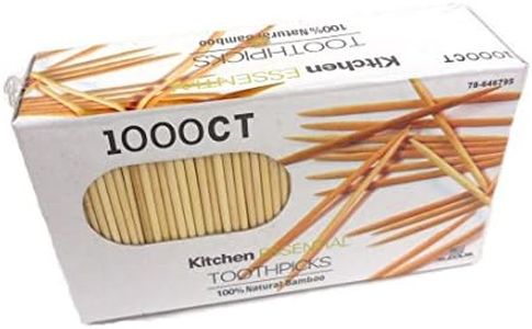 1000 Count 100% Natural Bamboo Toothpicks – Kitchen Essential
