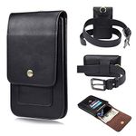 ZORSOME Premium Leather Belt Holster Phone Holder with Clip for Galaxy Note 20,note20 Ultra,S23+,S24 S23 Ultra,S21/S20 Ultra,A53 5G,A24, For iPhone 15 14 13 12 Pro Max Men Purse