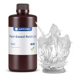 3IDEA Plant-Based 3D Printer Resin 2.0, 405nm Plant-Based Rapid Resin 2.0, Low Odor, Photopolymer Resin for LCD 3D Printing,1kg Clear