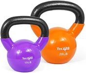 Yes4All Kettlebell Sets Vinyl Coate