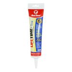 Red Devil 0775 Lifetime Ultra Premium Elastomeric Acrylic Latex Sealant Squeeze Tube, White, 5.5-Ounce