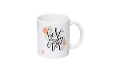 Alexus Best Mom Ever Ceramic Coffee Mug Slogan Quote Printed Ceramic Coffee & Tea Mug, Cup Best Gifts for Wedding/Anniversary/Couple/Marriage/Birthday/Return Gift -(350 ML) - White