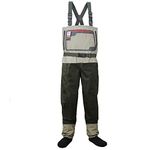 Kylebooker Fly Fishing Chest Waders Breathable Waterproof Stocking foot River Wader Pants for Men and Women