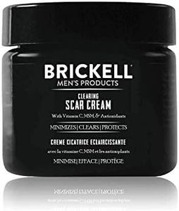 Brickell Men's Clearing Scar Cream for Men, Natural and Organic Scar Clearing Cream to Reduce the Appearance of Scars and Even Skin Pigmentation, 2 Ounces, Scented