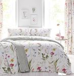 100% Cotton Print Quilt Cover Set - Ultra Soft, Comfy, Reversible Duvet Cover with Press Studs Closure - Elegant Quilt Cover Set for Bedding (Bossoming, Double)