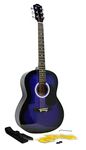 Martin Smith Acoustic Guitar with Guitar Strings, Guitar Plectrums & Guitar Strap