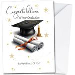 Graduation Card, Congratulations on Your Graduation, Well Done. So Very Proud of You, Graduation Cards Female or Male