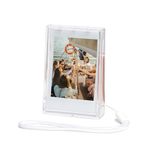 Aisnyho Picture Holder Storage Case for Fujifilm Instax Mini Film,3 inch Photo Pouch Instant Camera Film Accessories for Fujifilm Instax Mini EVO/40/90/12/11/9/8/7/7+/7s ect (Transparent, 1PC)