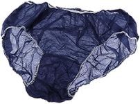 Baoblaze 50pcs Men&Women Non-woven Disposable Panties Underwear Briefs For Spa Travel - Blue