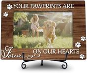 TIRYWT Dog Memorial 4x6 Picture Frame - Pet Loss Gifts Dog Frames, Pet Bereavement Gifts, Dog Lover Dog Owner Gift Photo Frame for Wall and Tabletop Display -B01