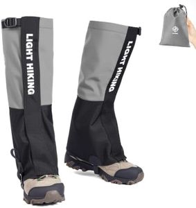 apexzuzu Leg Gaiters for Hiking Waterproof Snow Gaiters for Hunting | High-Performance Boot Gaiters with Rubber Foot Strap Adjustable Hiking Gaiters for Men Women Snow Boot Gaiter