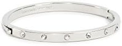 Set in Stone Stone Hinged Bangle - 