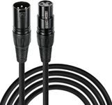 DEVICE OF URBAN INFOTECH XLR Cable, 10 Ft. XLR Male to XLR Female 3 PIN Microphone Cable Pure Copper Wire Core Soft Wire Extension Cable for Microphone, Behringer, Speaker Systems, Radio Station & More