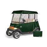 Greenline Drivable Golf Cart Enclosures by Eevelle, Heavy Duty 300D 2 Passenger Universal Fit