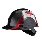 Dynamic Safety Hard Hat Helmet Canada Flag Casque de Construction